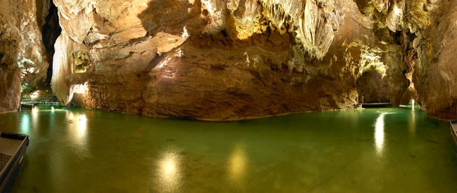 Gouffre De Padirac Aka Largest Underground Caves Of France